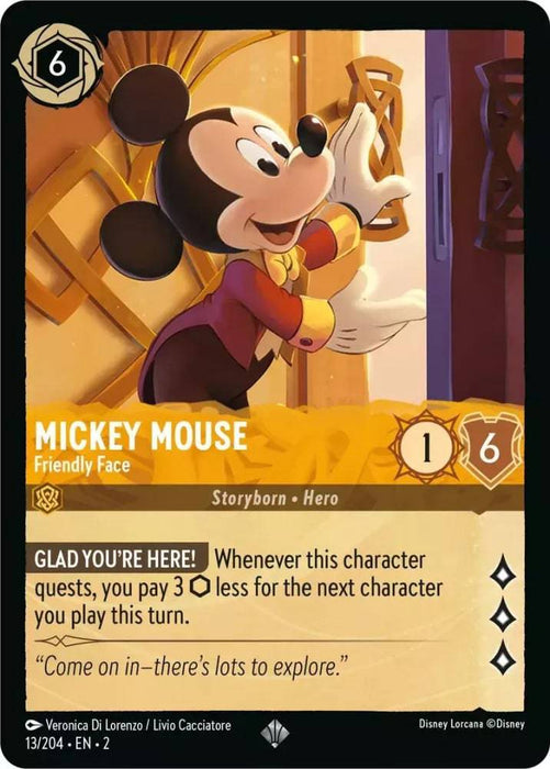 Mickey Mouse : Friendly Face - 13/204