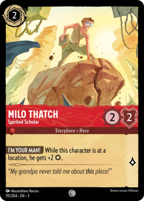 Milo Thatch : Spirited Scholar - 115/204