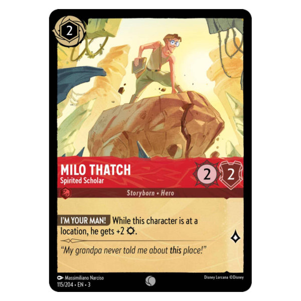 Milo Thatch : Spirited Scholar - 115/204