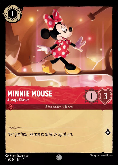 Minnie Mouse (Foil) : Always Classy - 116/204