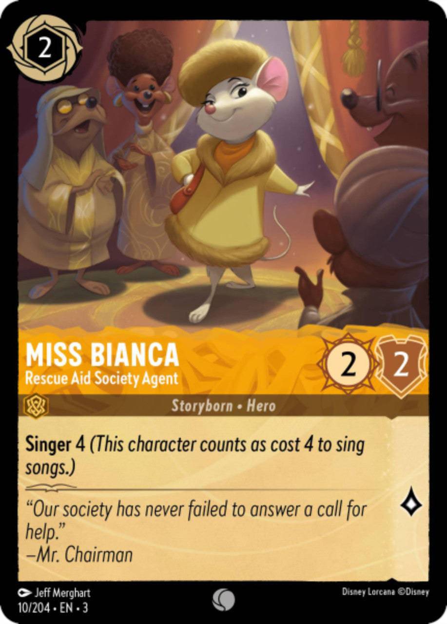 Miss Bianca : Rescue Aid Society Agent - 10/204 - Lockett Labs UK