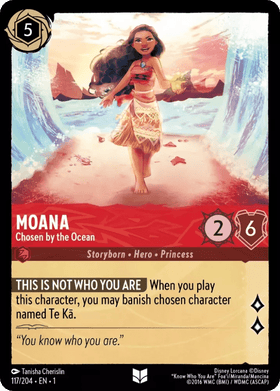 Moana (Foil) : Chosen by the Ocean - 117/204