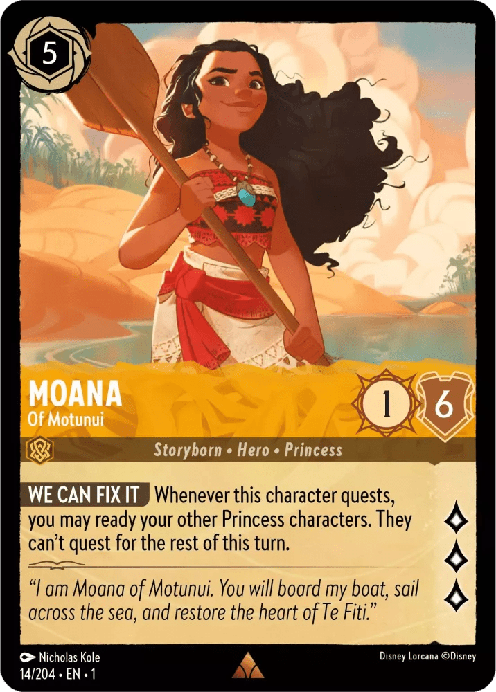 Moana (Foil) : Of Motunui - 14/204 - Lockett Labs UK