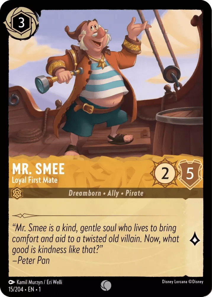 Mr. Smee (Foil) : Loyal First Mate - 15/204 - Lockett Labs UK