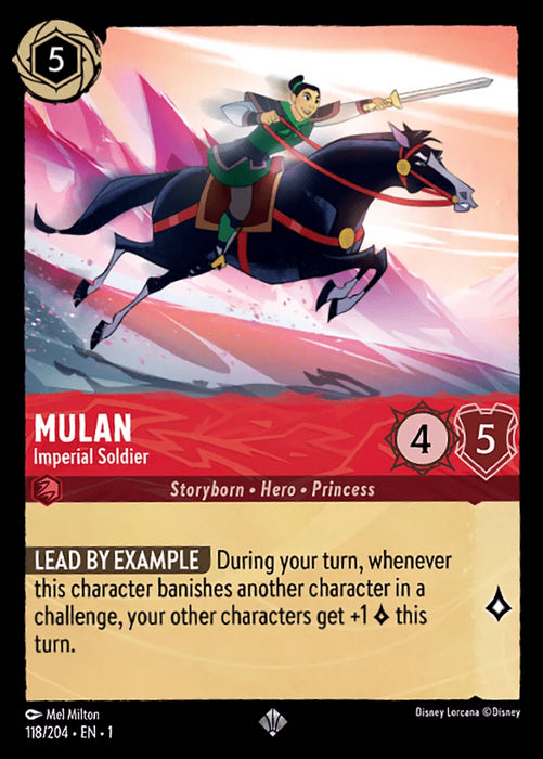 Mulan (Foil) : Imperial Soldier - 118/204