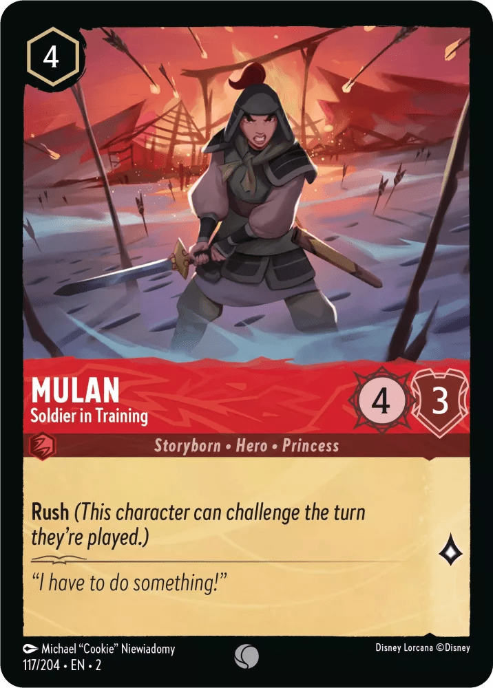 Mulan : Soldier in Training - 117/204 - Lockett Labs UK