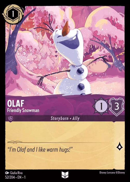 Olaf : Friendly Snowman - 52/204