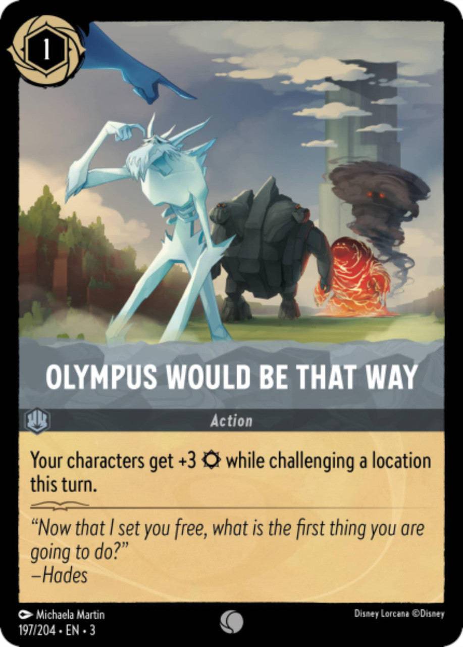Olympus Would Be That Way - 197/204 - Lockett Labs UK