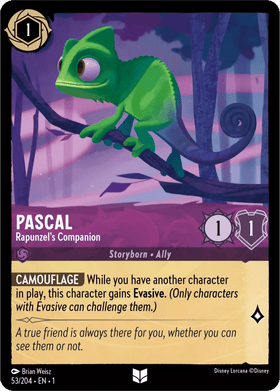 Pascal (Foil) : Rapunzel's Companion - 53/204 - Lockett Labs UK
