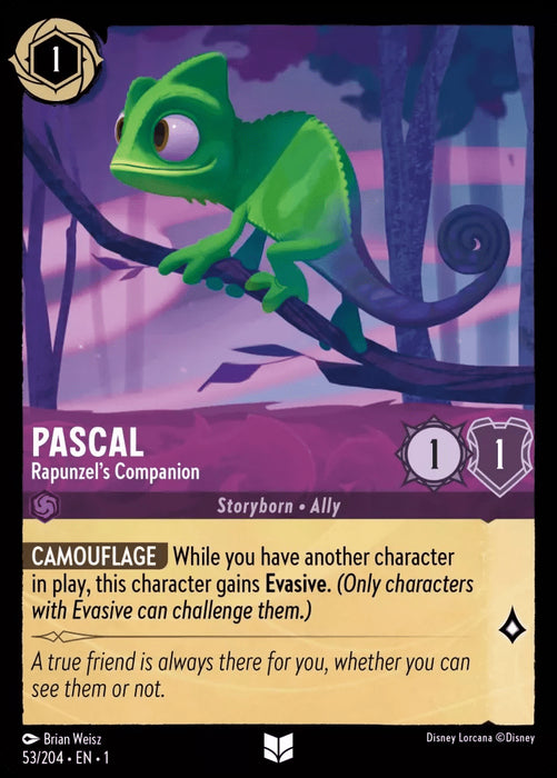 Pascal (Foil) : Rapunzel's Companion - 53/204