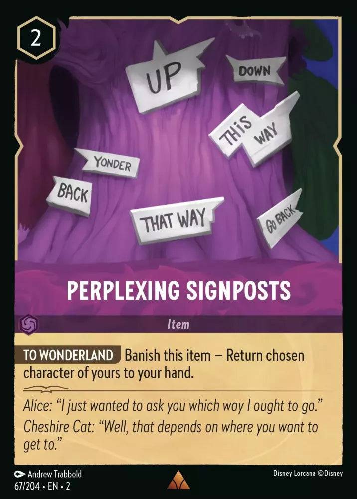 Perplexing Signposts - 67/204 - Lockett Labs UK