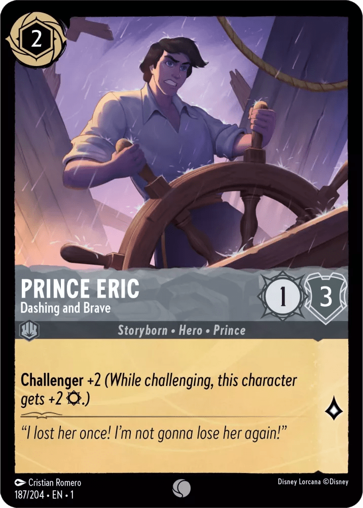 Prince Eric : Dashing and Brave - 187/204 - Lockett Labs UK