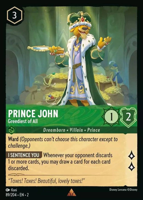 Prince John : Greediest of All - 89/204