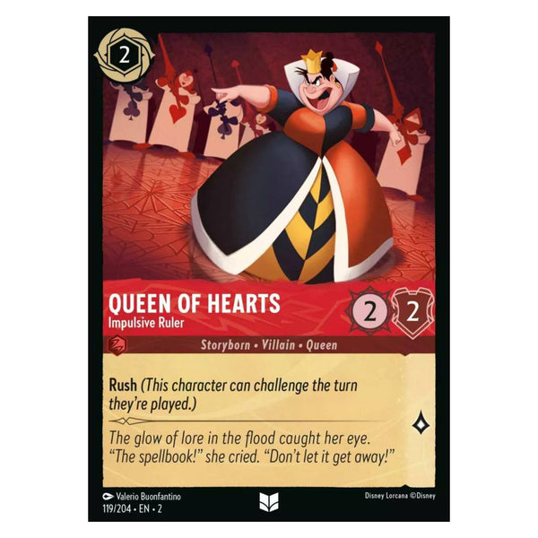 Queen of Hearts (Foil) : Impulsive Ruler - 119/204