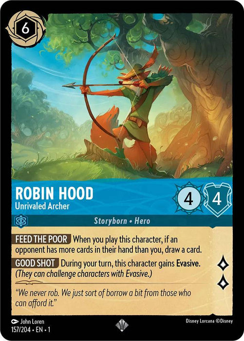 Robin Hood (Foil) : Unrivaled Archer - 157/204