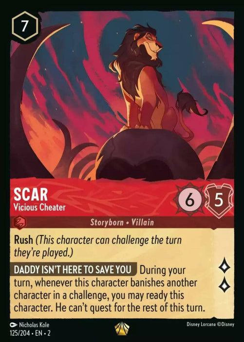 Scar (Foil) : Vicious Cheater - 125/204