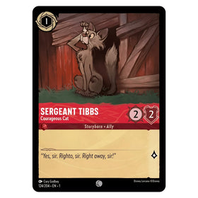 Sergeant Tibbs (Foil) : Courageous Cat - 124/204