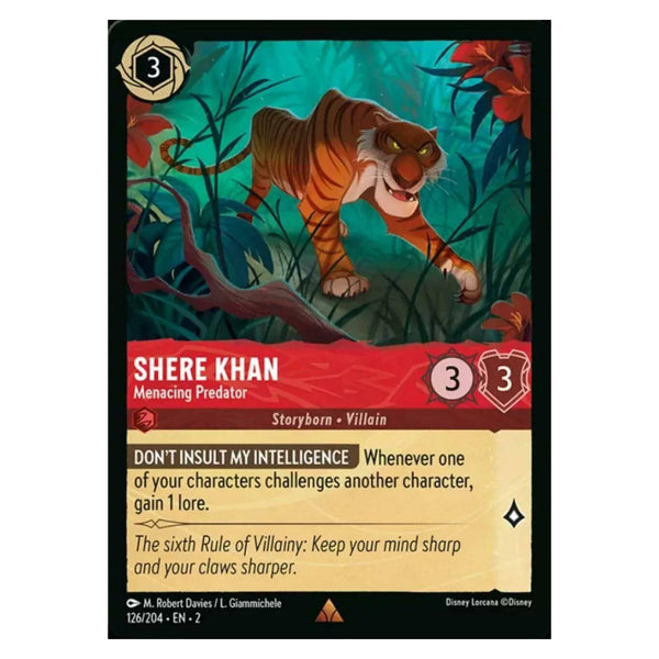 Shere Khan (Foil) : Menacing Predator - 126/204