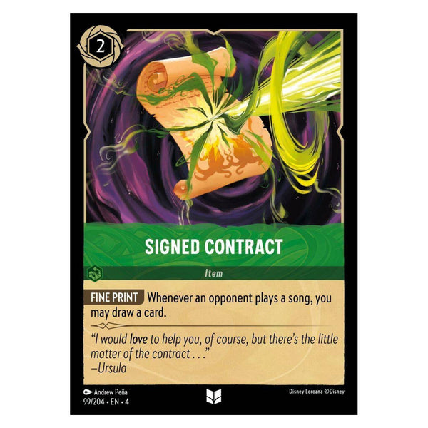 Signed Contract - 99/204
