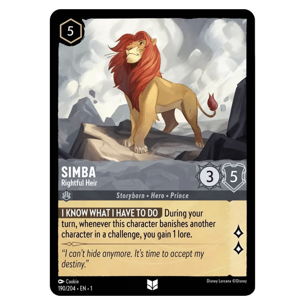 Simba (Foil) : Rightful Heir - 190/204