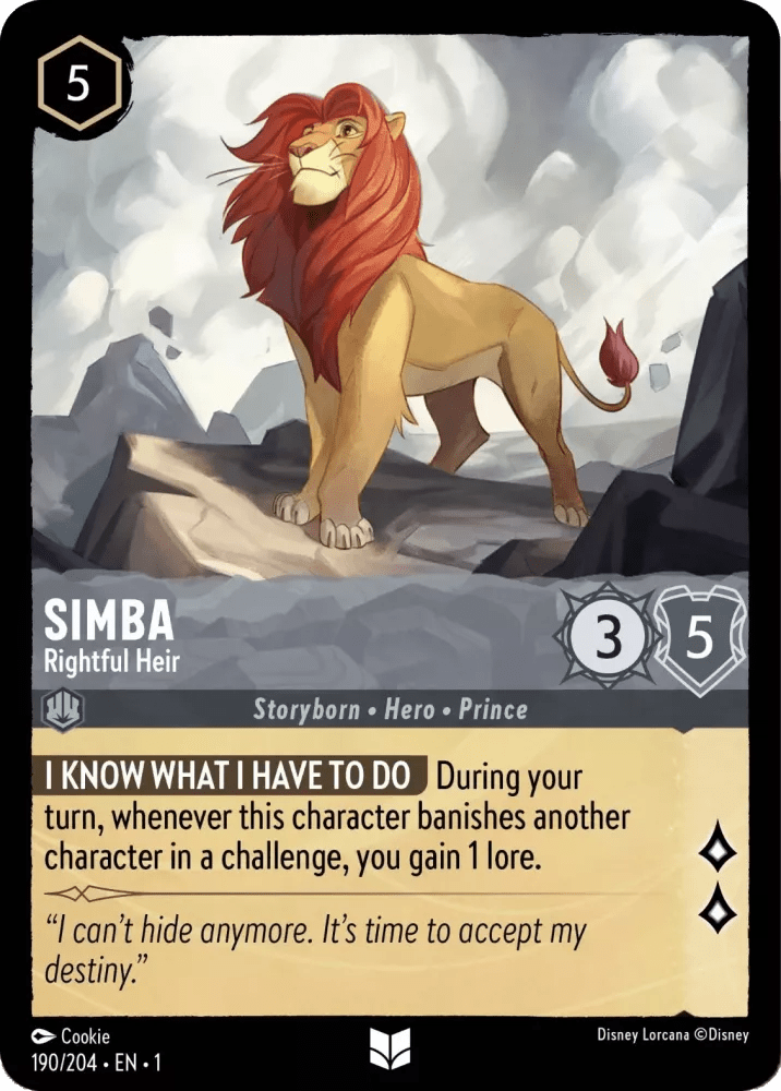 Simba : Rightful Heir - 190/204 - Lockett Labs UK