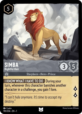 Simba : Rightful Heir - 190/204 - Lockett Labs UK