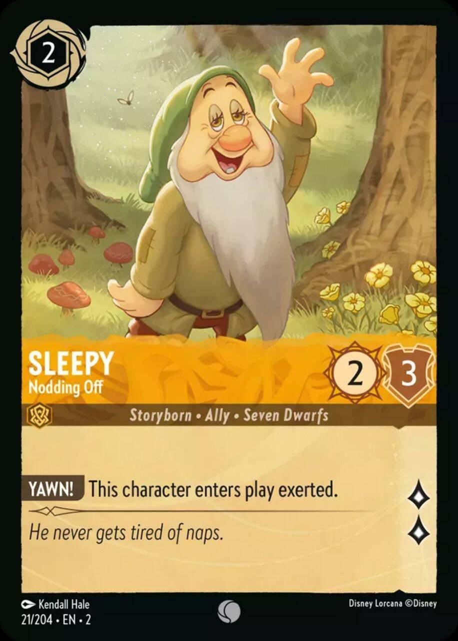 Sleepy (Foil) : Nodding Off - 21/204 - Lockett Labs UK