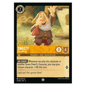 Sneezy (Foil) : Very Allergic - 22/204