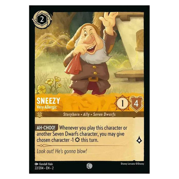 Sneezy (Foil) : Very Allergic - 22/204