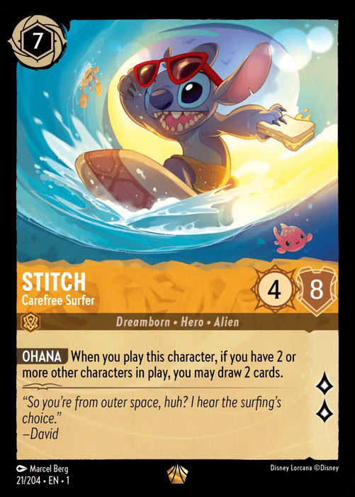 Stitch : Carefree Surfer - 21/204