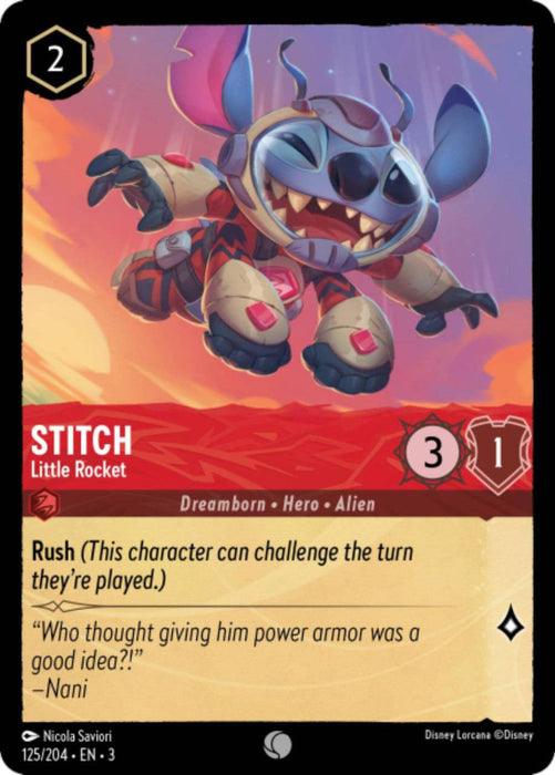 Stitch : Little Rocket - 125/204