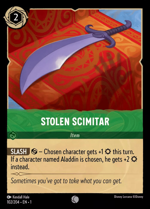 Stolen Scimitar (Foil) - 102/204