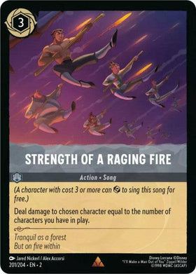 Strength of a Raging Fire (Foil) - 201/204