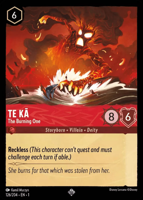 Te Ka (Foil) : The Burning One - 126/204