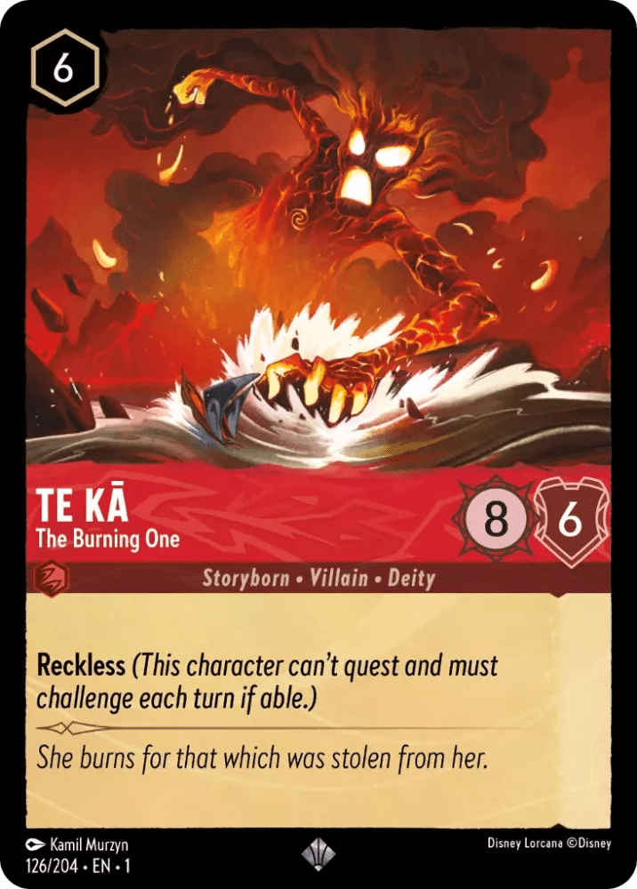Te Ka : The Burning One - 126/204 - Lockett Labs UK