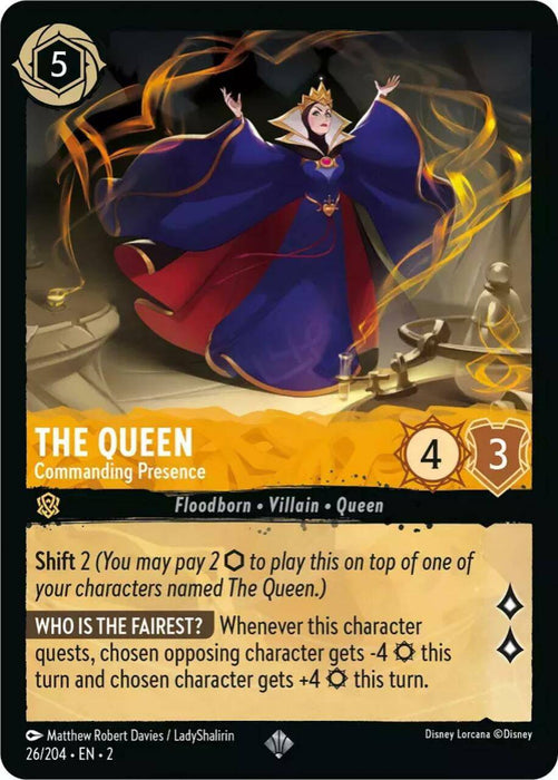 The Queen (Foil) : Commanding Presence - 26/204