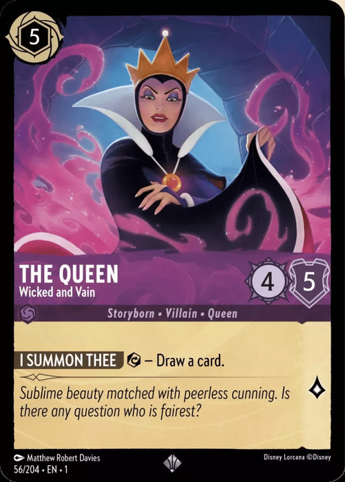 The Queen (Foil) : Wicked and Vain - 56/204