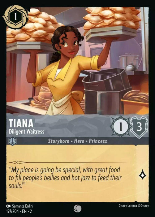 Tiana (Foil) : Diligent Waitress - 197/204