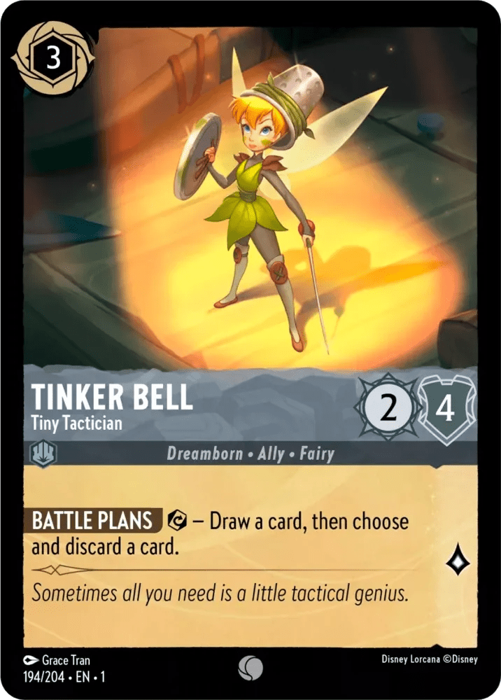 Tinker Bell (Foil) : Tiny Tactician - 194/204 - Lockett Labs UK