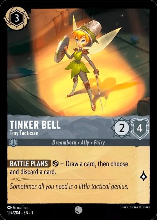 Tinker Bell (Foil) : Tiny Tactician - 194/204