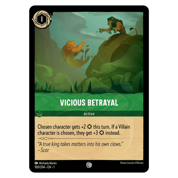 Vicious Betrayal (Foil) - 100/204