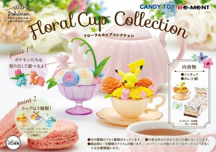 Re-ment Pokemon Floral Cup - Pikachu - Lockett Labs UK