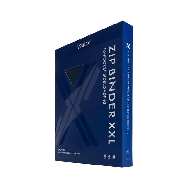 Vault X : 16-Pocket Exo-Tec Zip Binder XXL (1088 Cards) - Royal Blue