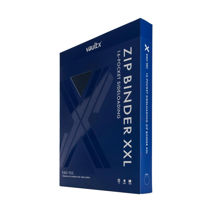 Vault X : 16-Pocket Exo-Tec Zip Binder XXL (1088 Cards) - Royal Blue