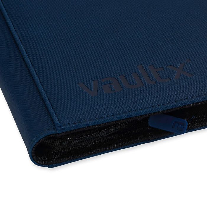 Vault X : 12-Pocket Exo-Tec Zip Binder - Royal Blue