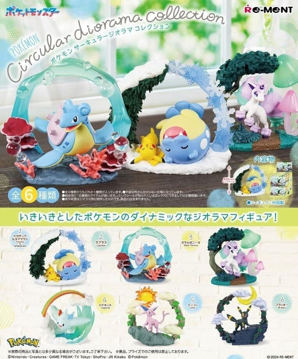 Re-Ment Pokemon : Circular Diorama Collection 6 - Choose Your Own