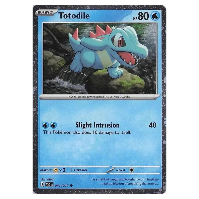 Totodile : ALTERNATE PROMO (Holo) - 041/217 - Lockett Labs UK