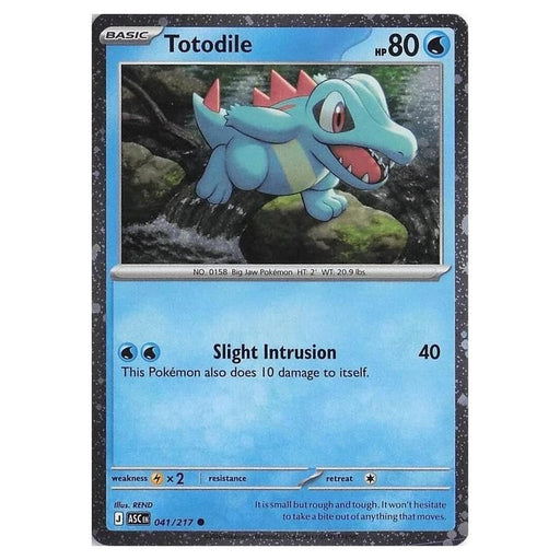 Totodile : ALTERNATE PROMO (Holo) - 041/217 - Lockett Labs UK