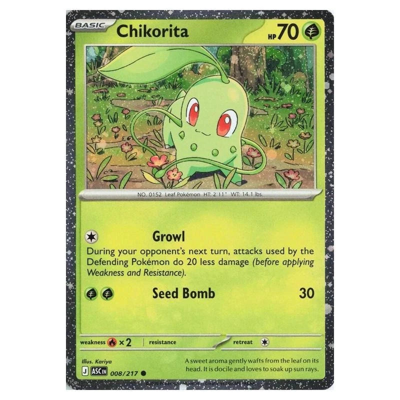 Chikorita : ALTERNATE PROMO (Holo) - 008/217 - Lockett Labs UK