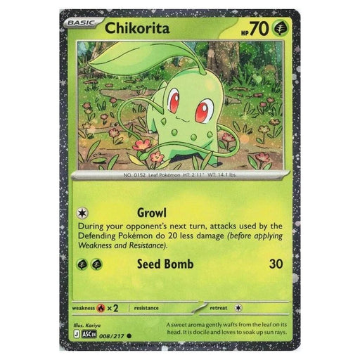 Chikorita : ALTERNATE PROMO (Holo) - 008/217 - Lockett Labs UK